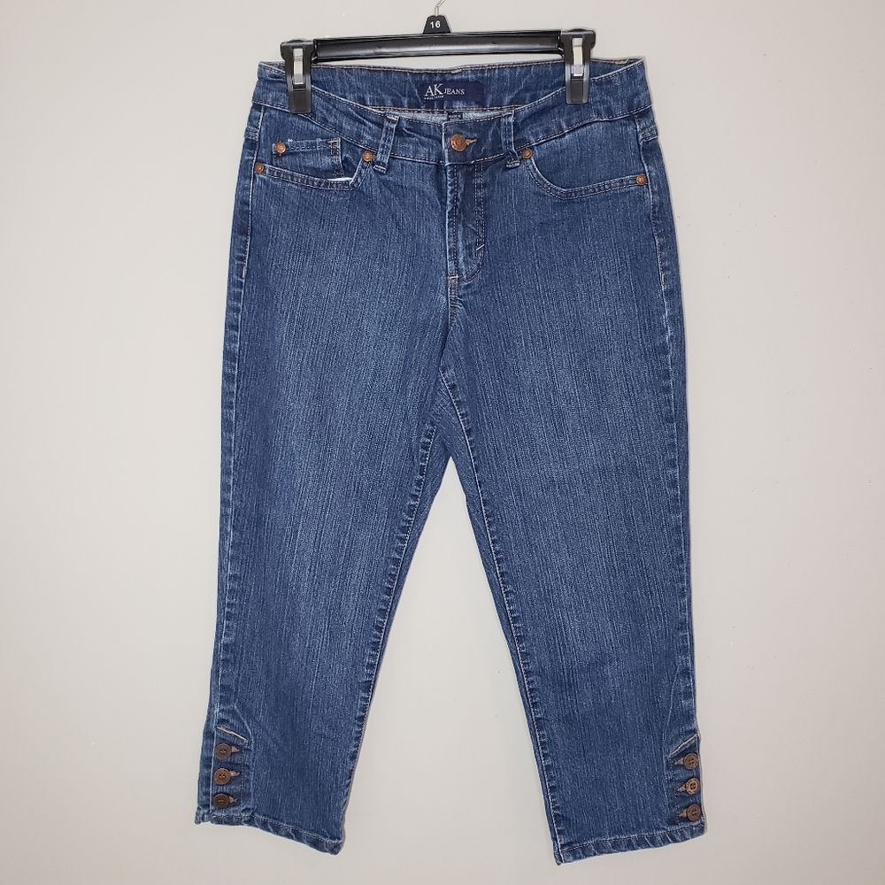 AK Anne Klein denim capri size 6